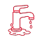 Leaking tap icon